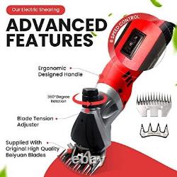 110V 500W Professional Heavy Duty Electric Shearing Clippers with 6 Speed for