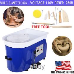 110V Potters Wheel Fit Professional Ceramic Work Heavy Duty Machine Wheel 12 US