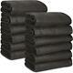 12 Heavy-duty 80 X 72 Moving Blankets 65 Lb/dz Pro Packing Shipping Pads Black