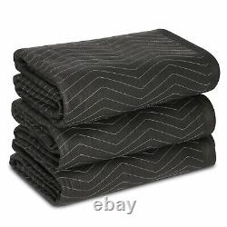 12 Heavy Duty Moving Packing Blankets Ultra Thick Pro 80 x 72 Furniture Pads
