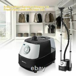 1500W Garment Steamer for Clothes with Stand, Professional Heavy Duty Home-NEW-Q