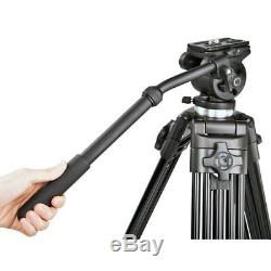 180cm Professional Heavy Duty DV Video Camera Tripod with Fluid Video Pan Head