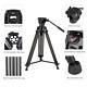 1.8m Tall Professional Heavy Duty Metal Tripod Two Stages Camera Camcorder Hold