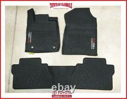 2014-2021 Toyota Tundra Trd Pro All Weather Floor Liners / Rubber Floor Mats