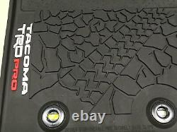 2016-2021 Toyota Tacoma Trd Pro All Weather/rubber Floor Mat Auto Transmission
