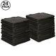 24 Pcs Professional Heavy Duty Moving Packing Blankets 80x72 Ultra Thick Black