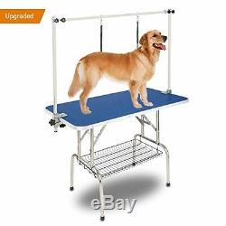 250LB Professional Adjustable Heavy Duty Dog Pet Grooming Table WithArm Mesh Tray