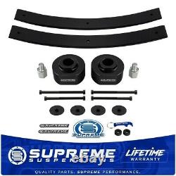2 Front + 2 Rear Add-A-Leaf For 81-96 Ford F150 Lift Kit + 3/4 Stud Ext. 2WD