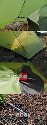 2 Person Outdoor Ultralight Camping Tent 3 Season Professional 15D Silnylon Tent