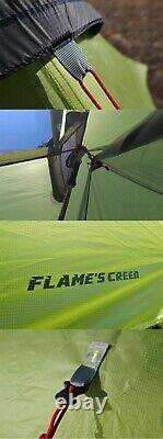 2 Person Outdoor Ultralight Camping Tent 3 Season Professional 15D Silnylon Tent