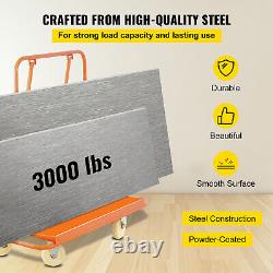 3000LBS Drywall Cart Dolly Handling Heavy-duty Sheetrock Sheet Professional