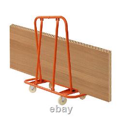 3000LBS Professional Heavy-duty Drywall Sheet Cart Steel & 2 L-shape Bar