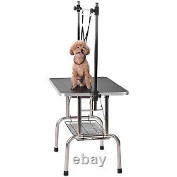 36 Professional Dog Pet Grooming Table Adjustable Heavy Duty Portable Non-slip
