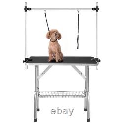 36 Professional Dog Pet Grooming Table Adjustable Heavy Duty Portable wArm
