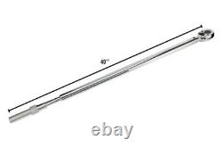 3/4 Drive SAE 100-600 ft-lb Professional Grade Adjustable Click Torque Wrench