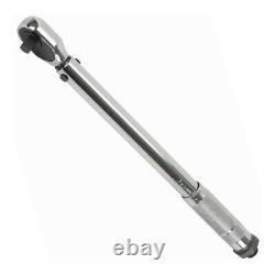 3/8 Torque Wrench Snap Socket Professional Drive Click Type Ratcheting with Case