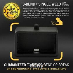 3 Front 3 Rear Lift Kit Shock Extenders +Shims For 99-07 Sierra Silverado 1500