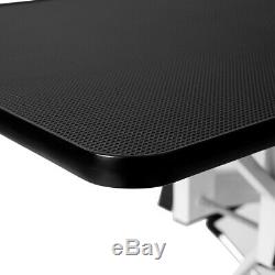 42.5'' Pro Z-Lift Hydraulic Adjustable Pet Grooming Table Rubber Mat Heavy Duty