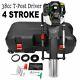 4 Stroke 38cc Gas Powered Heavy Duty T-post Driver Gasoline Push Pile Pro Set Us