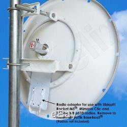 5 GHz (4.9 GHz to 6.5 GHz) 30dBi Heavy Duty MIMO 2x2 PtP Dish Antenna