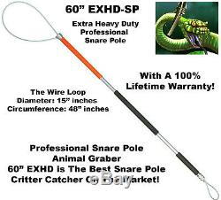 60 inch Extra Heavy Duty Professional Animal Snare Pole