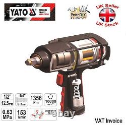 AIR IMPACT WRENCH 1356 Nm 1/2 YATO Professional Heavy Duty YT-0953
