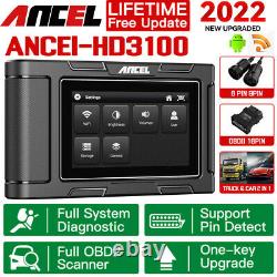 ANCEL HD3100 Heavy Duty Diesel Truck Full System Scanner HDOBD Diagnostic Tool