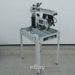 BARELY USED Delta 10 Professional Radial Arm Saw withStand DUAL VOLTAGE USA