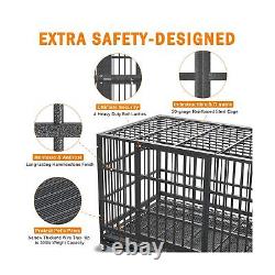 BOLDBONE 48 inch Heavy Duty Indestructible & Escape-Proof Dog Crate Cage Kennel