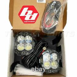 Baja Designs LP4 Pro LED Off-Road Lights Driving/Combo White Clear Kit Pair