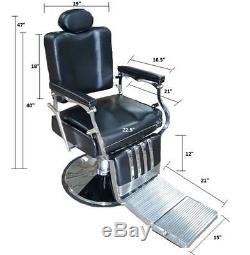Barber Chair Professional Hydralic With Best Heavy-Duty Pump, Full Reclining