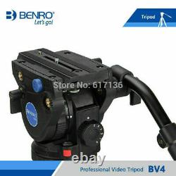 Benro BV4 Video Tripod Professional Auminium Camera Tripod Heavy Duty Video Head