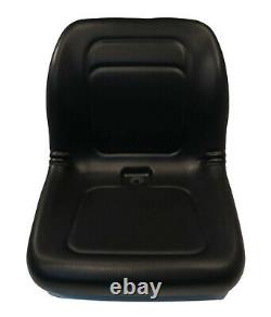 Black Seat for Terramite TSS38 Sweepers & Wacker RD11A, RD12A, RD12A-90 Rollers