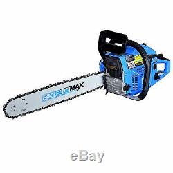 Blue Max 18 Heavy Duty Gas Chain Saw Professional Chain and Bar