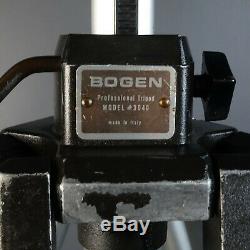 Bogen 3040Professional Heavy Duty Aluminum Tripod with 3047 Head Made in Italy