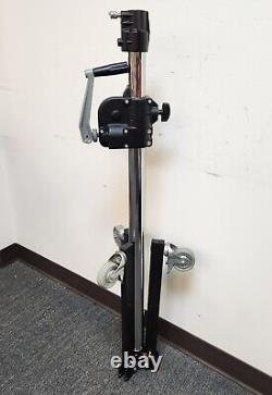 Bogen Manfrotto Heavy Duty Professional Light Stand 6' with Foldable Wheel Base