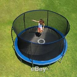 Bounce Pro 14 Foot Trampoline With Enclosure Blue Heavy Duty Rust Resistant NEW