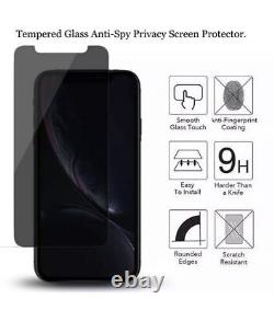 Bulk Privacy Screen Protector Tempered Glass Lot For iPhone 14 13 12 11 X 8 7 6
