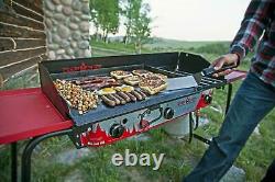 Camp Chef Professional Heavy Duty Steel Deluxe Griddle Built In Grease Drain NEW