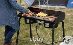 Camp Chef Professional Heavy Duty Steel Deluxe Griddle with Built in Grease Drai