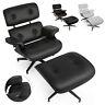 Classic Classic Style Lounge Chair & Ottoman Recliner Pu Leather Heavy Duty Pro