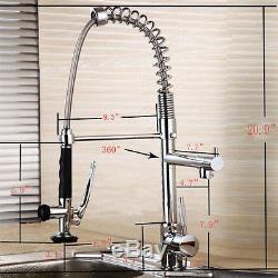 Commercial Kitchen Heavy Duty Faucet Professional Hot Cold Water With 23 Faucet