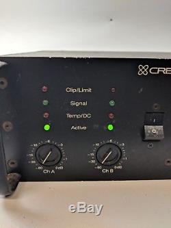 Crest Audio- 8001 professional power amplifier Heavy Duty