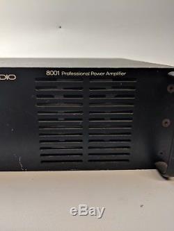 Crest Audio- 8001 professional power amplifier Heavy Duty