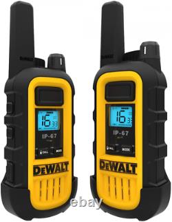 DeWalt DXPMR300 Heavy Duty Professional Walkie Talkie PMR Radio with Up to