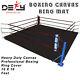 Defy Boxing Professional Ring Mat Heavy Duty Canvas Cover Mma Judo 16 Ft Black