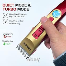 Dog Clippers Professional Heavy Duty Dog Grooming Clipper 2-Speed Low Noise High