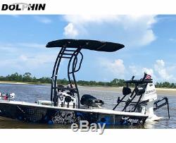 Dolphin Pro2 Boat T top Black Coated Frame Black Canopy Heavy Duty T TOP
