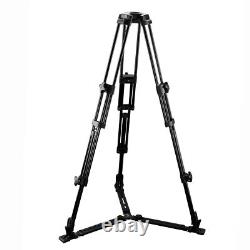 E-IMAGE EI7080AA Professional Two-Stage Aluminum Tripod with 100mm Bowl