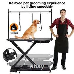 Electric Pet Grooming Table Heavy Duty Lifting Professional Dog Drying Table